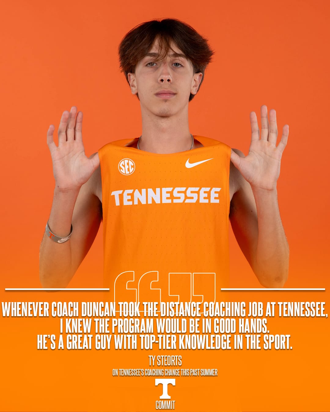 Ty Steorts and his re-commitment to Tennessee